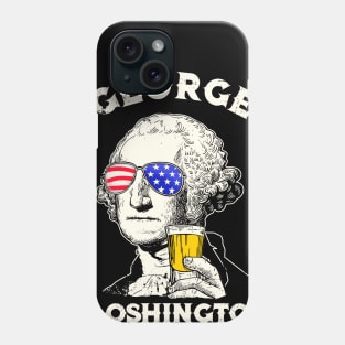 George Sloshington 4th Of July Funny American Washington Phone Case