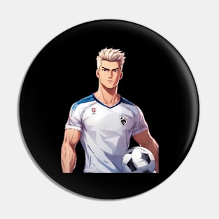 Football Goal Kick Pin