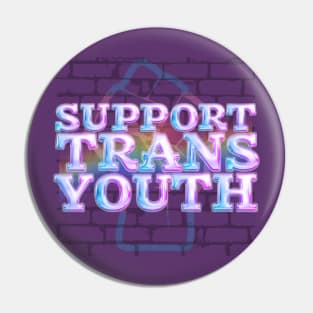 Support Trans Youth LGBTQIA+ Pin