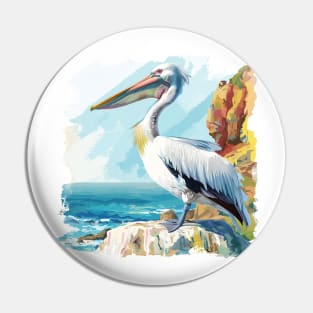 Pelican Art Pin