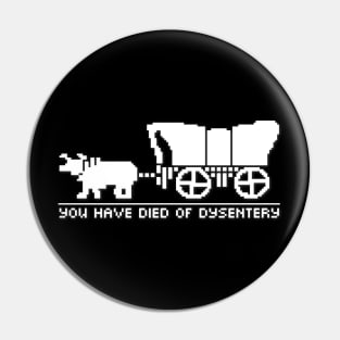 You have died of dysentery Pin