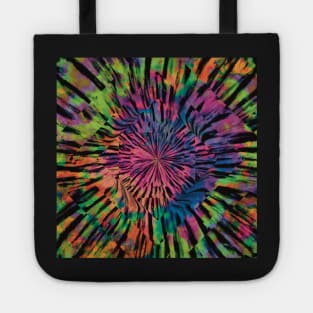 Warp Speed Neon Tie Dye Tote