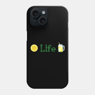 When Life gives Lemon make good Lemonade and Enjoy its taste to the bottom up.See something positive in current situation and use that in your favour. Turn challenges in funny cute moments Phone Case