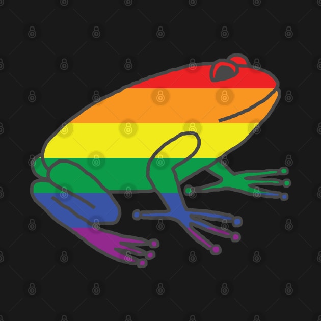 Frog Pride by ellenhenryart