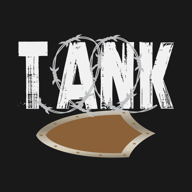 MMORPG Tank | Gamer Gaming Video Games Player by DesignatedDesigner