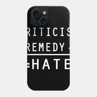 definition of a Hater Phone Case