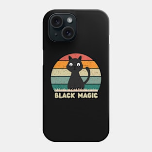 Black Cat Magic Phone Case