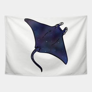 Space manta ray Tapestry