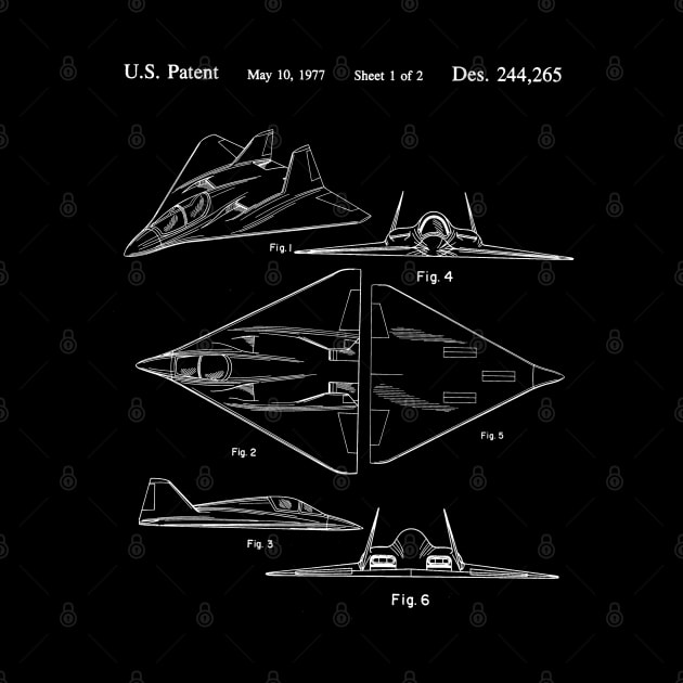 F-117 Nighthawk Patent | Stealth Bomber by DennisMcCarson