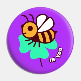 Funny Motivational Bee Puns, Believe In You Pin