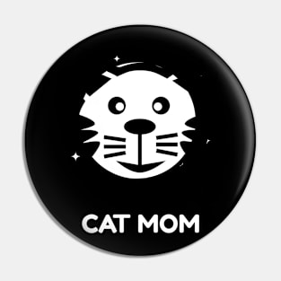 Cat Mom Pin