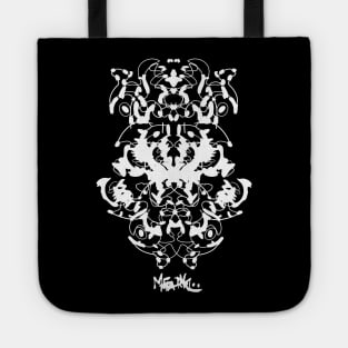 Rorschach psychedelic Tote