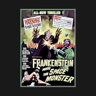 Frankenstein Meets the Space Monster T-Shirt