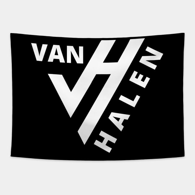 van halen vintage logo Tapestry by NexWave Store