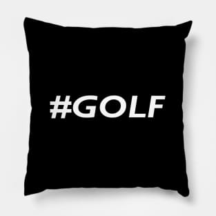 Hashtag golf Pillow