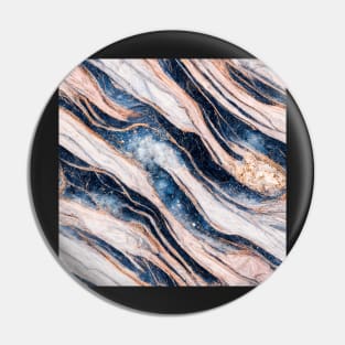 Blue gold marble pattern Pin