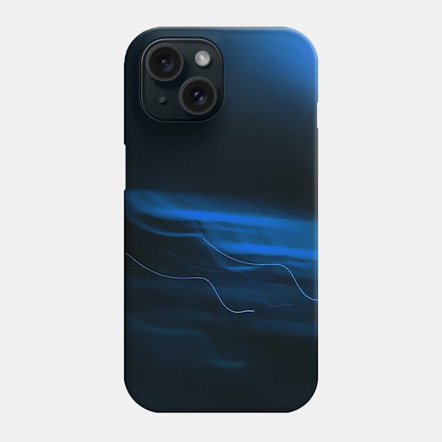 Blue blurry lights Phone Case by Beccasab photo & design