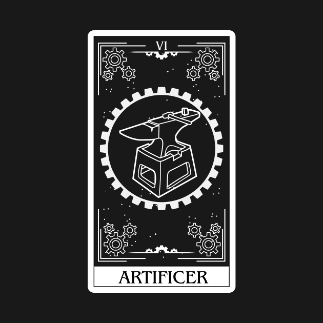 Artificer Tarot Card D&D Nat 20 Dungeons & Dragons by JaeSlaysDragons