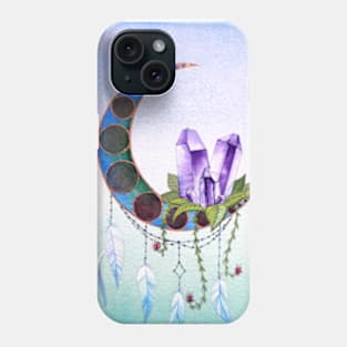 Amethyst Moon Phone Case