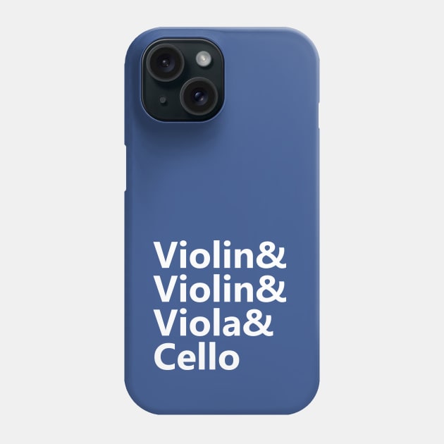 String Quartet & Phone Case by Dawn Anthes