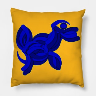 Blue Dog Pillow