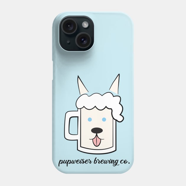 Pupweiser Brewing Co. Siberian Husky Phone Case by bettyjane88