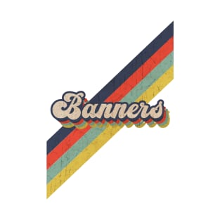 retro vintage color Banners T-Shirt