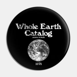 Whole Earth Catalog 1971 Pin