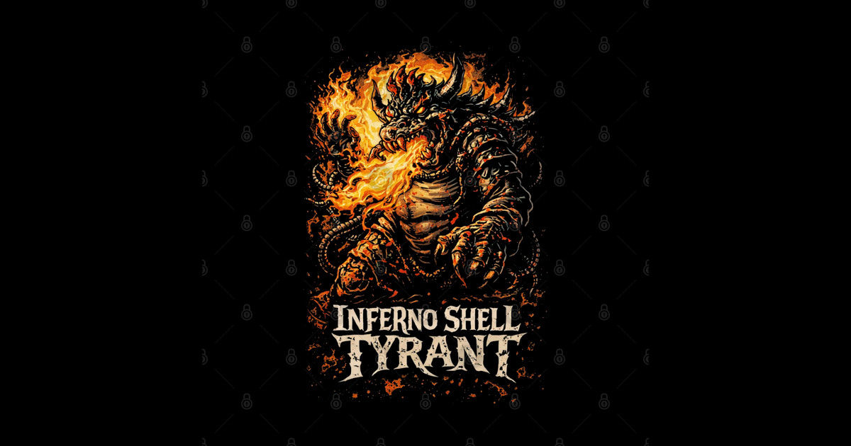 Inferno Shell Tyrant – Dark Monster Heavy Metal Art - Inspired By ...