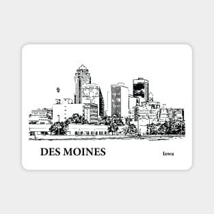 Des Moines - Iowa Magnet