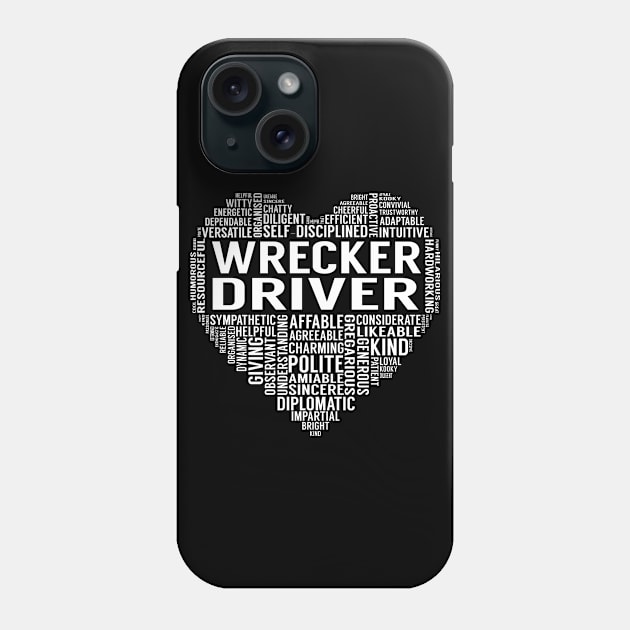 Wrecker Driver Heart Phone Case by LotusTee