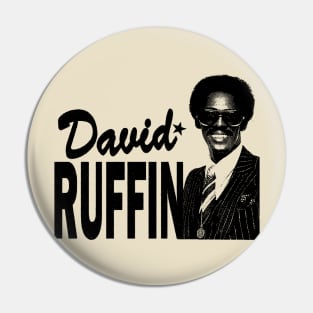 David Ruffin(American singer and musician) Pin