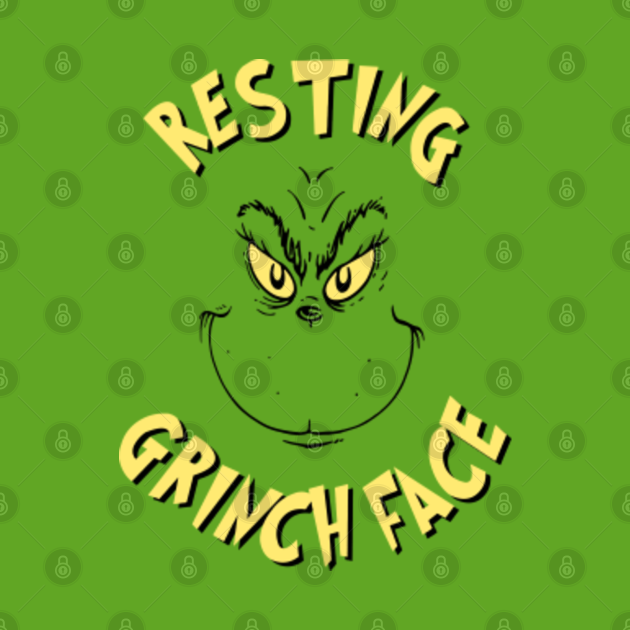 Resting Grinch Face - Christmas - Mug | TeePublic