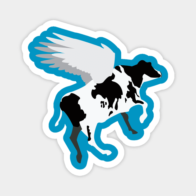 Browser the Flying Cow Magnet by awcheung2