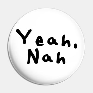 Yeah Nah australian phrase design Pin