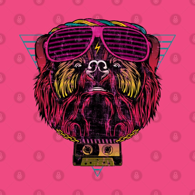 80s Hip Hop Grizzly Bear with Cassette Tape | Gay Bear | The Bearly Brand by The Bearly Brand