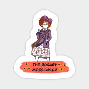 Rose The Rosary Messenger Magnet