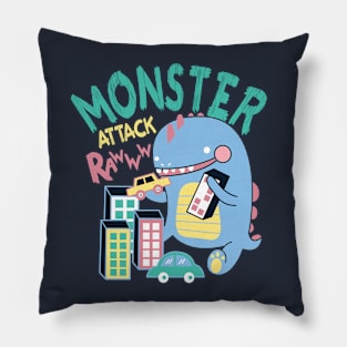 Monster Attack Pillow