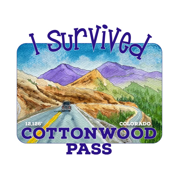 I Survived Cottonwood Pass, Colorado by MMcBuck