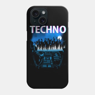 Techno Astronaut Phone Case