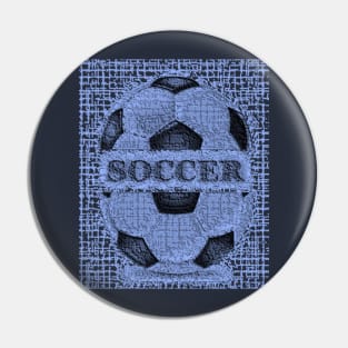 Soccer Ball Fans Pin