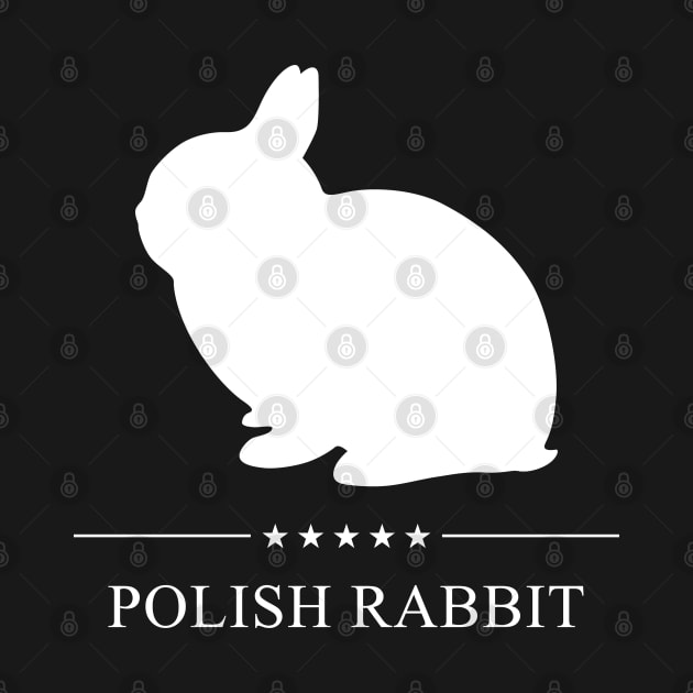 Polish Rabbit White Silhouette by millersye