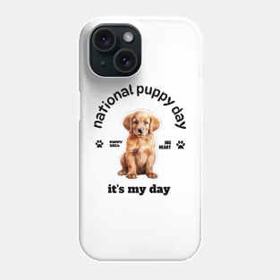 National Puppy Day Phone Case