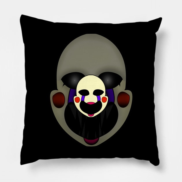 Five nights at Freddy's 2 (The Marionette) Pillow by Colonius