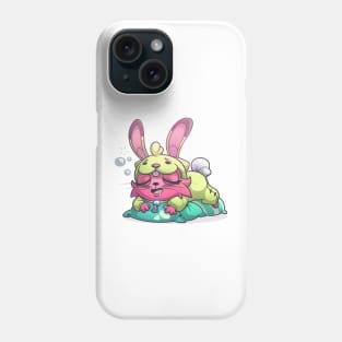 sleepy bunny Phone Case