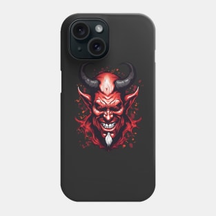 Cheerful Devil: A Splash of Mischief Phone Case