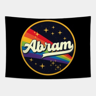 Abram // Rainbow In Space Vintage Style Tapestry