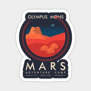 Mars adventure camp Magnet