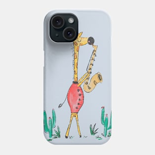 Jazzy Giraffe Phone Case