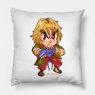 Cute Chibi Ken SF6 Pillow